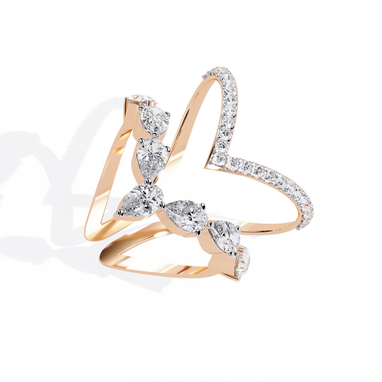 Seraphine Marquise Diamond Open Ring