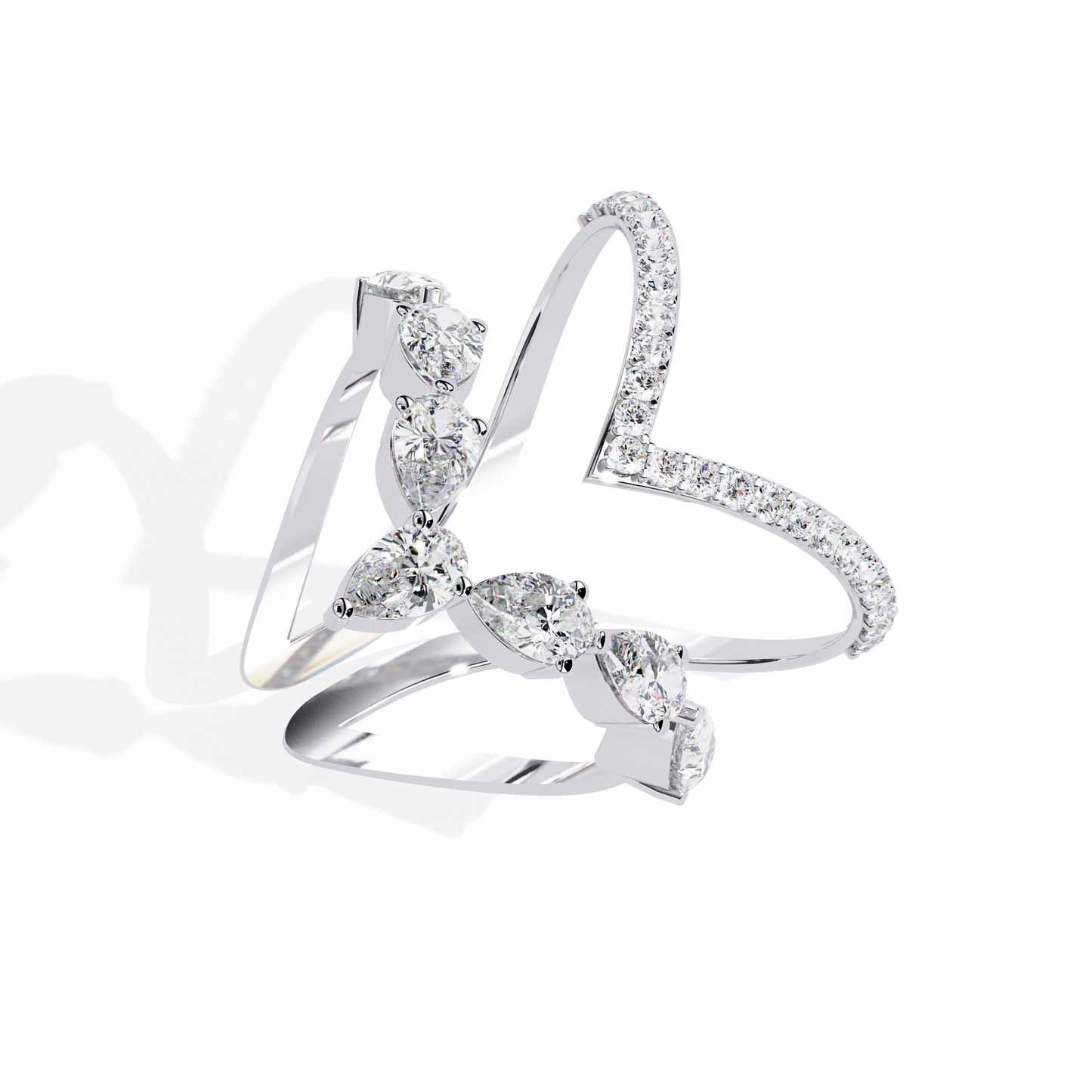 Seraphine Marquise Diamond Open Ring