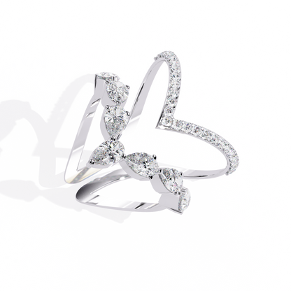 Seraphine Marquise Diamond Open Ring