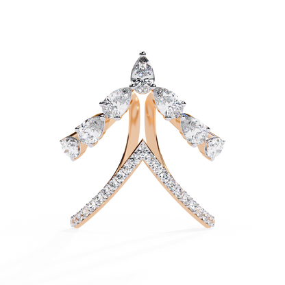 Seraphine Marquise Diamond Open Ring