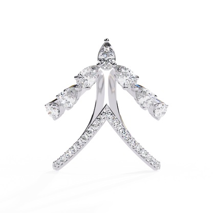 Seraphine Marquise Diamond Open Ring