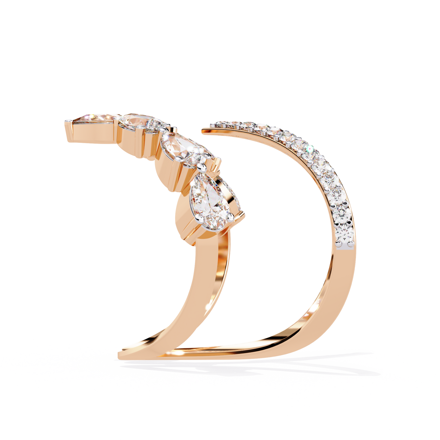 Seraphine Marquise Diamond Open Ring