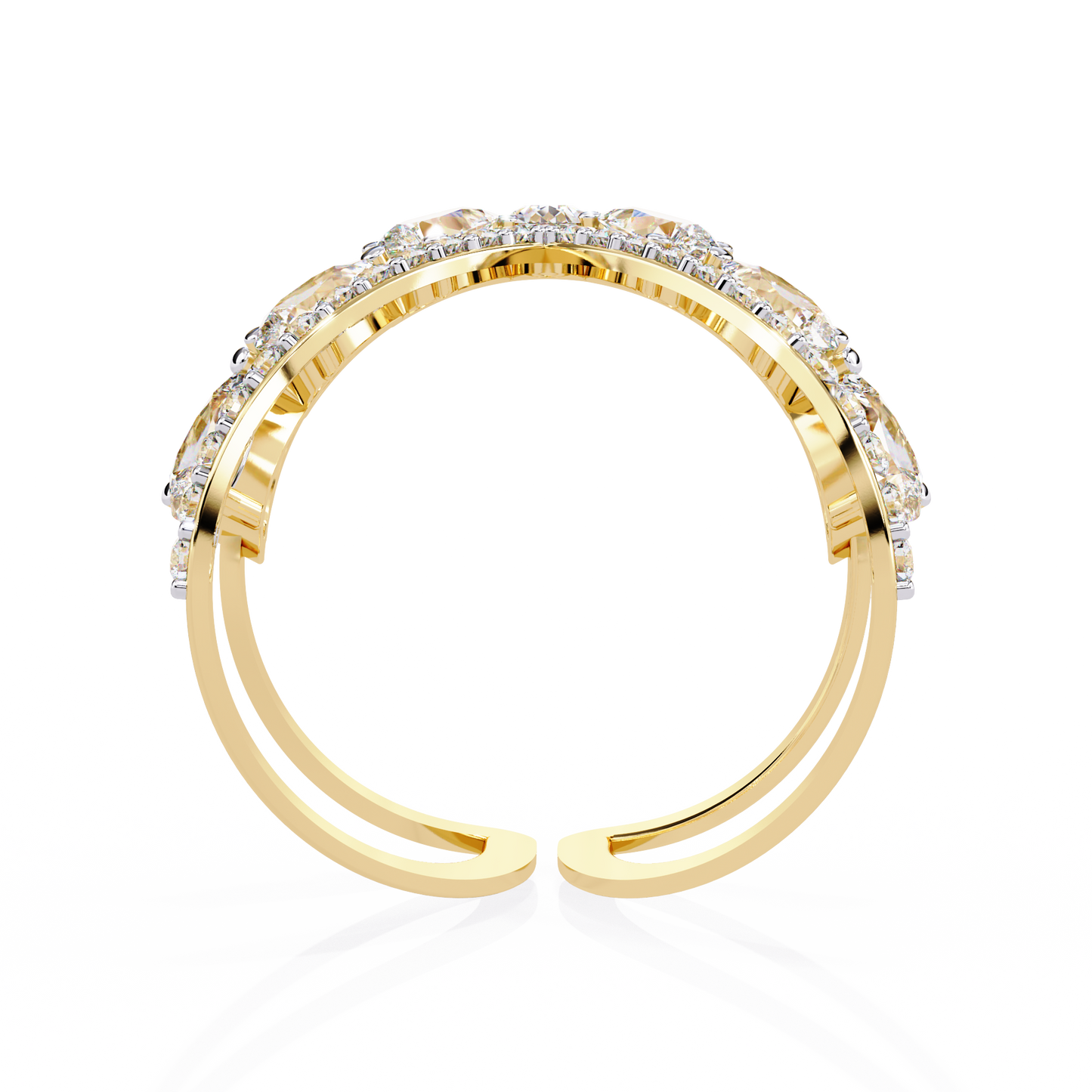 Seraphine Marquise Diamond Open Ring