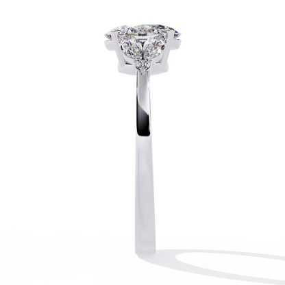 Elara Oval Bloom Diamond Ring