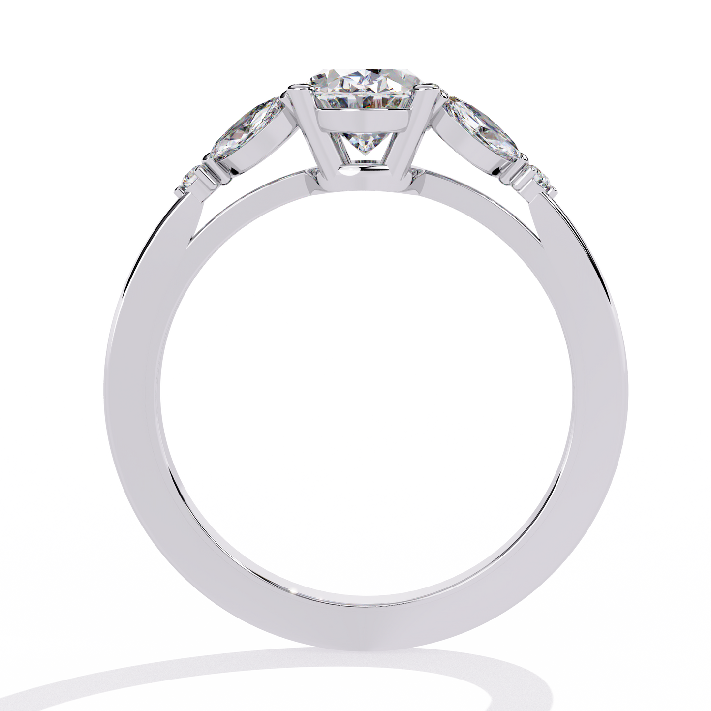 Elara Oval Bloom Diamond Ring