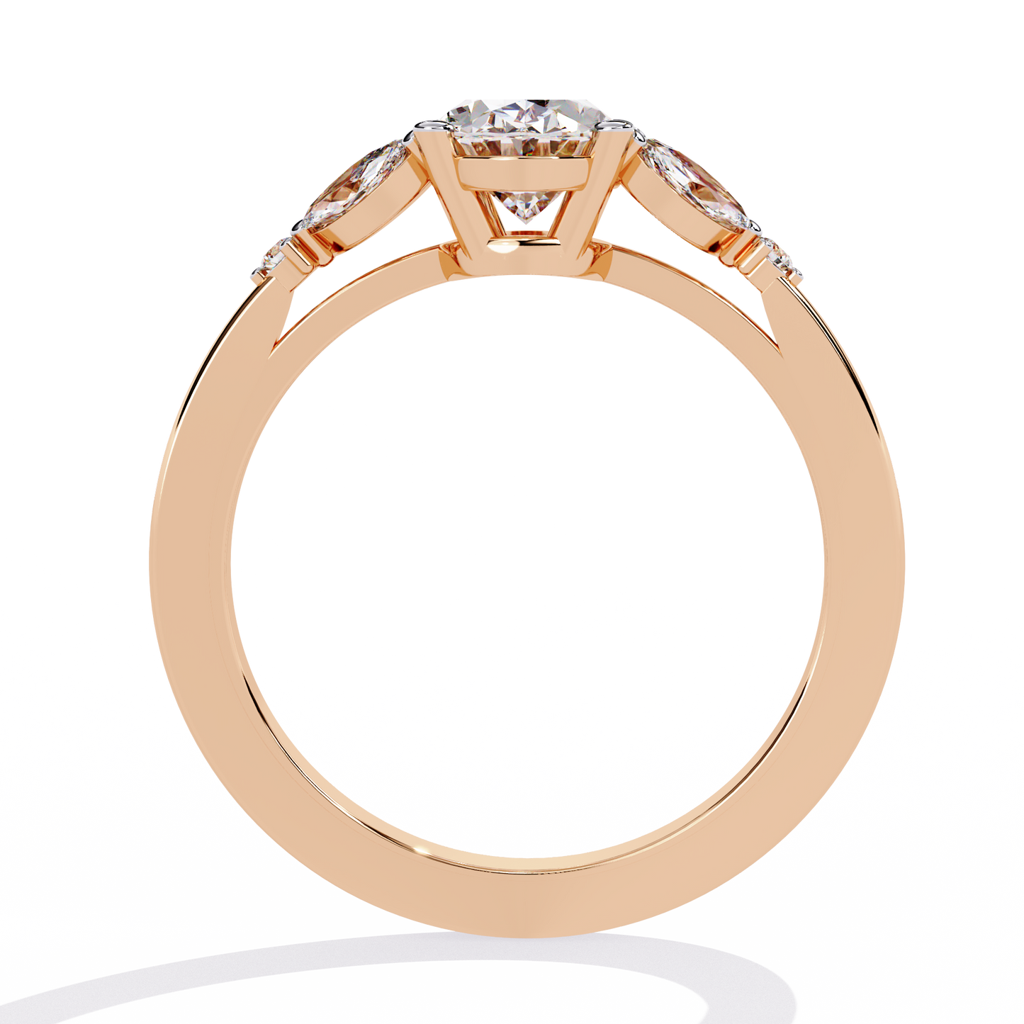 Elara Oval Bloom Diamond Ring