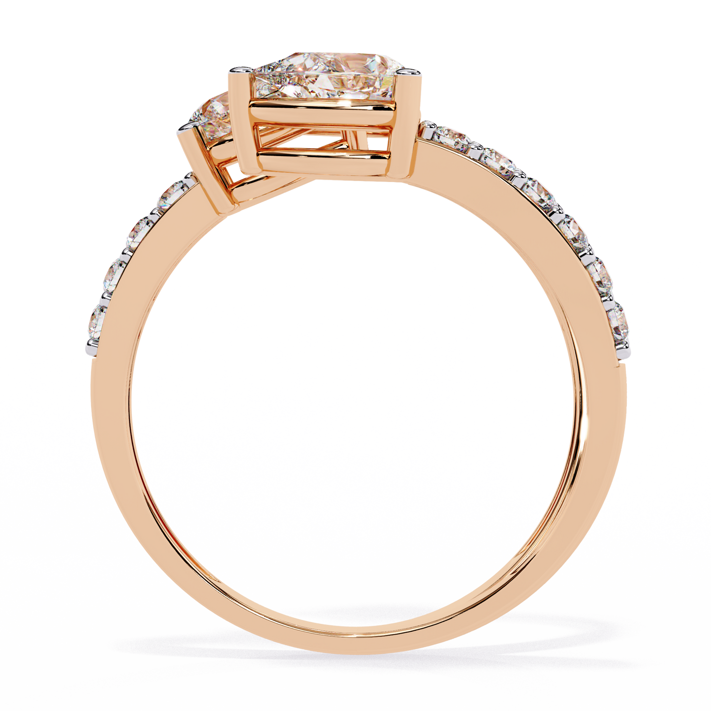 Eterna Pear Trinity Wrap Ring