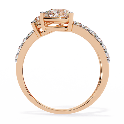 Eterna Pear Trinity Wrap Ring