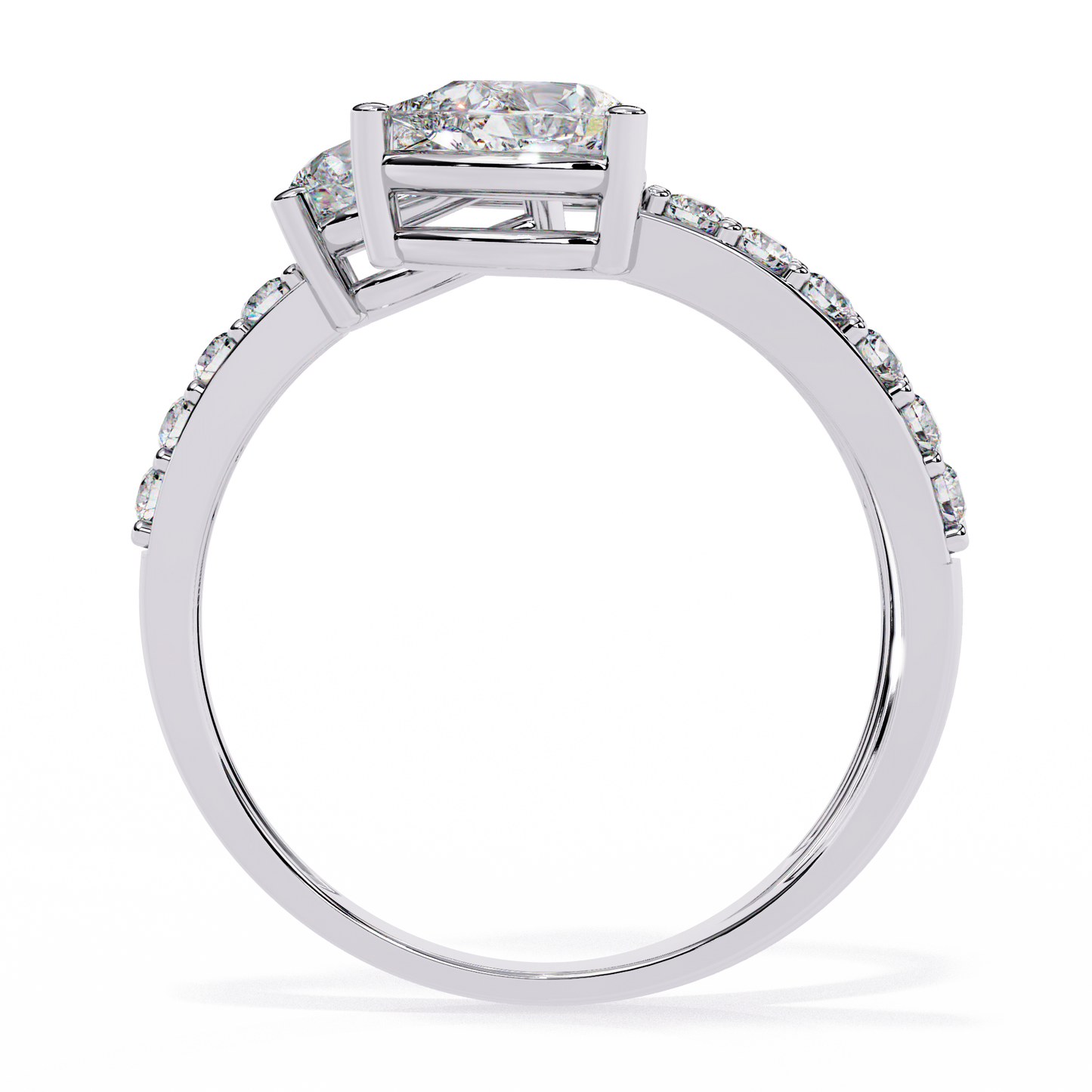 Eterna Pear Trinity Wrap Ring
