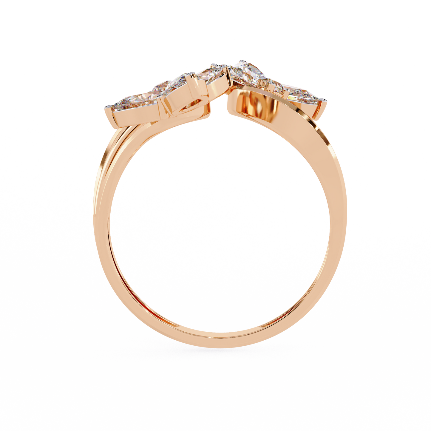 Elara Oval Bloom Diamond Ring