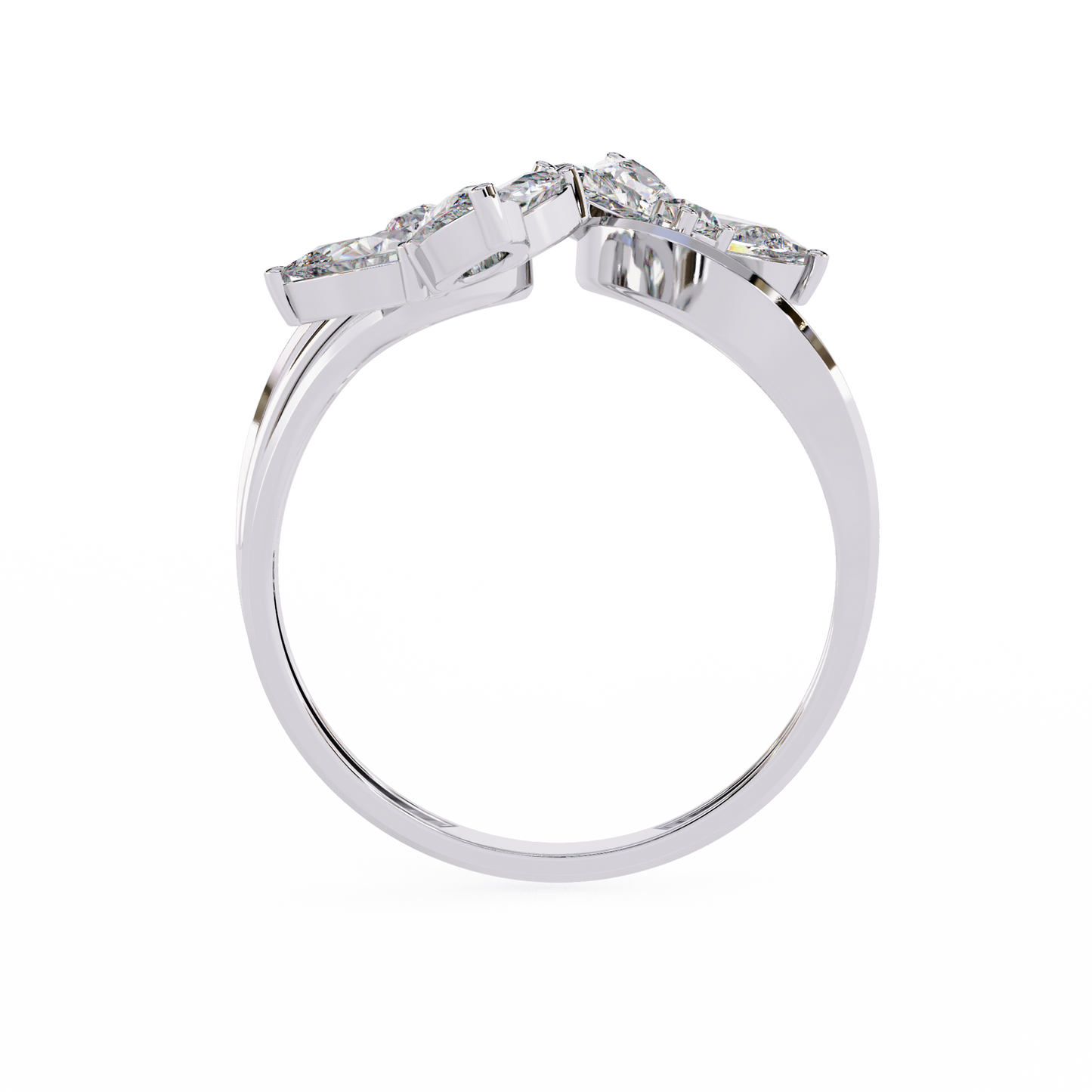 Elara Oval Bloom Diamond Ring