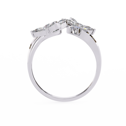 Elara Oval Bloom Diamond Ring