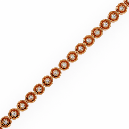 Classic Bezel-Set Diamond Tennis Bracelet