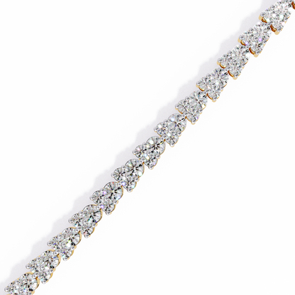 Classic Round Diamond Tennis Bracelet