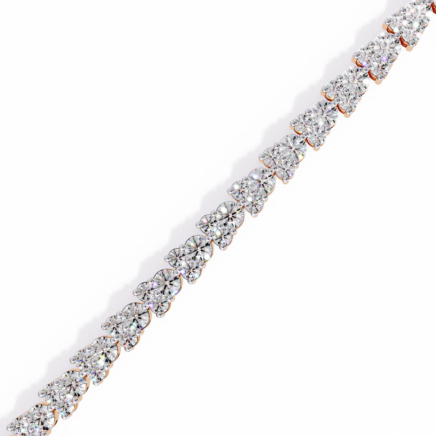 Classic Round Diamond Tennis Bracelet
