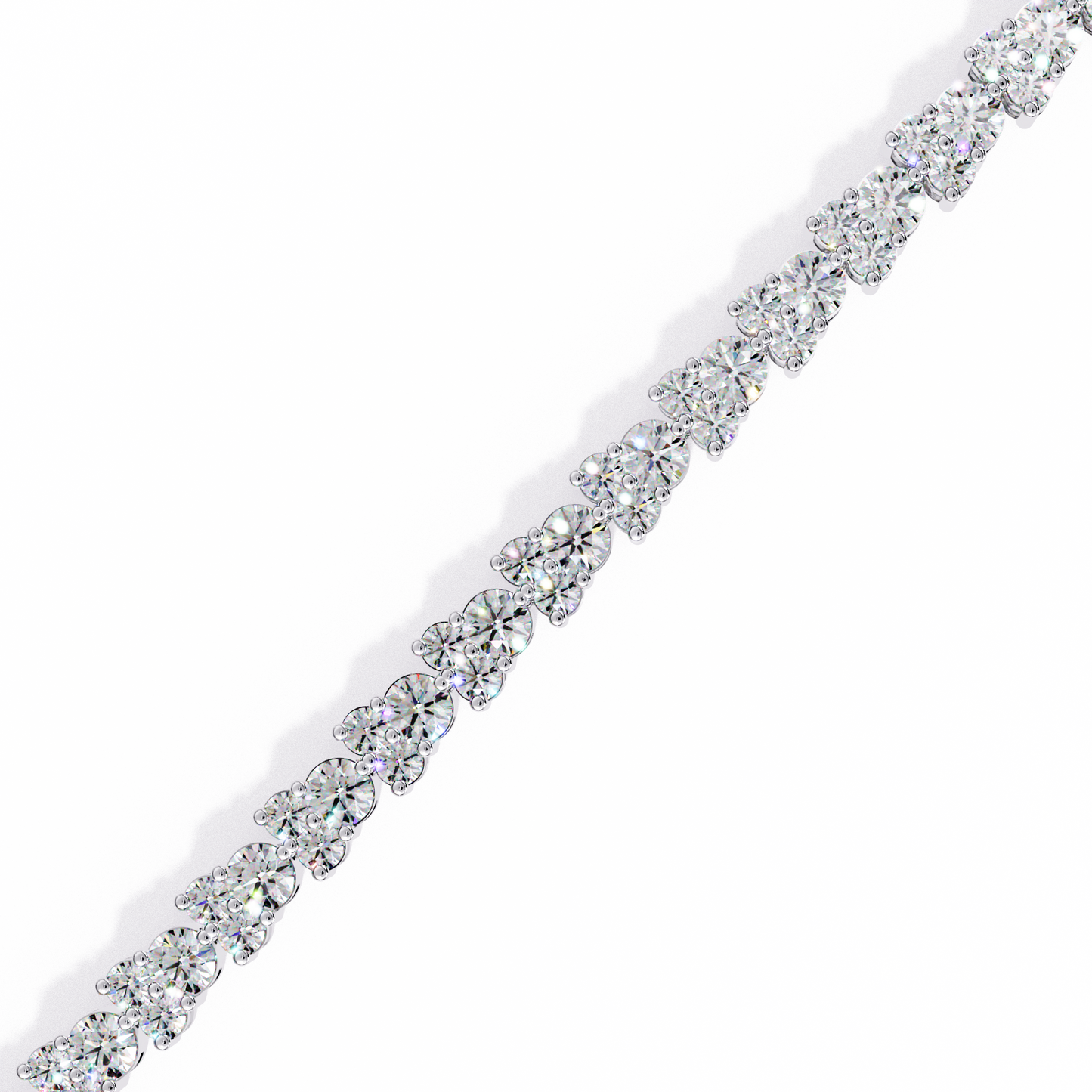 Classic Round Diamond Tennis Bracelet