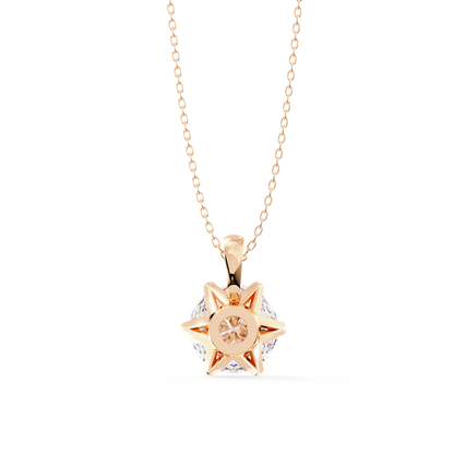 Aurora Classic Solitaire Diamond Pendant