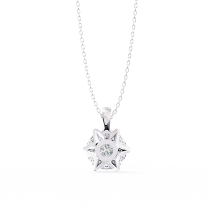 Aurora Classic Solitaire Diamond Pendant