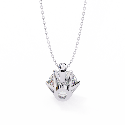 Aurora Classic Solitaire Diamond Pendant