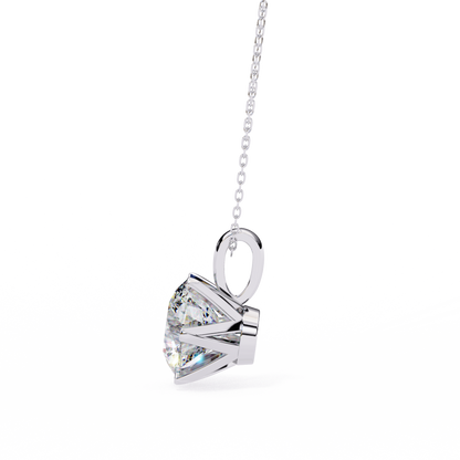 Aurora Classic Solitaire Diamond Pendant
