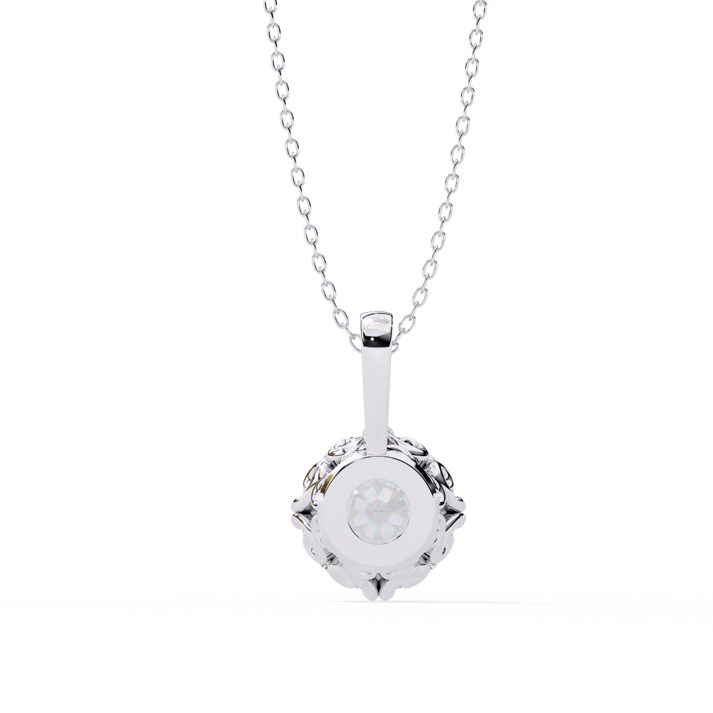 Aurelia Gold Solitaire Diamond Pendant