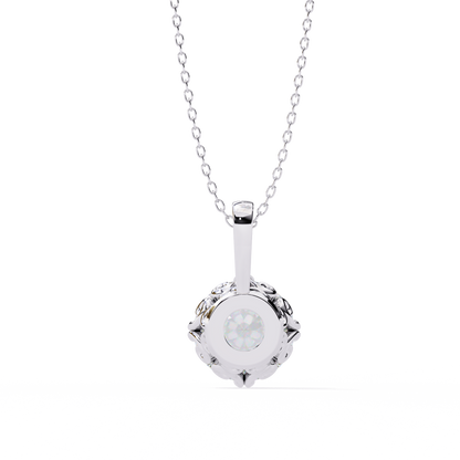 Aurelia Gold Solitaire Diamond Pendant