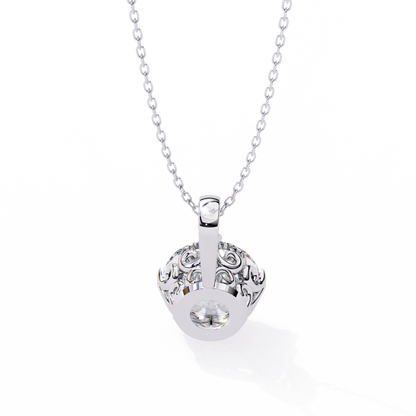 Aurelia Gold Solitaire Diamond Pendant