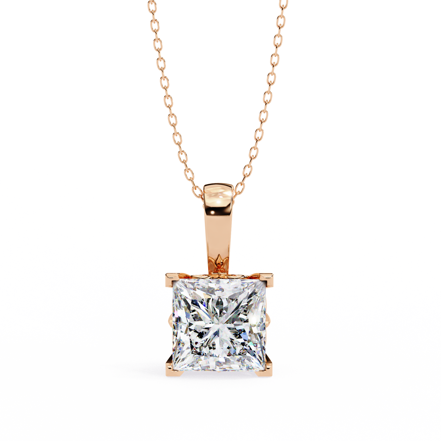 Regal Princess Solitaire Pendant