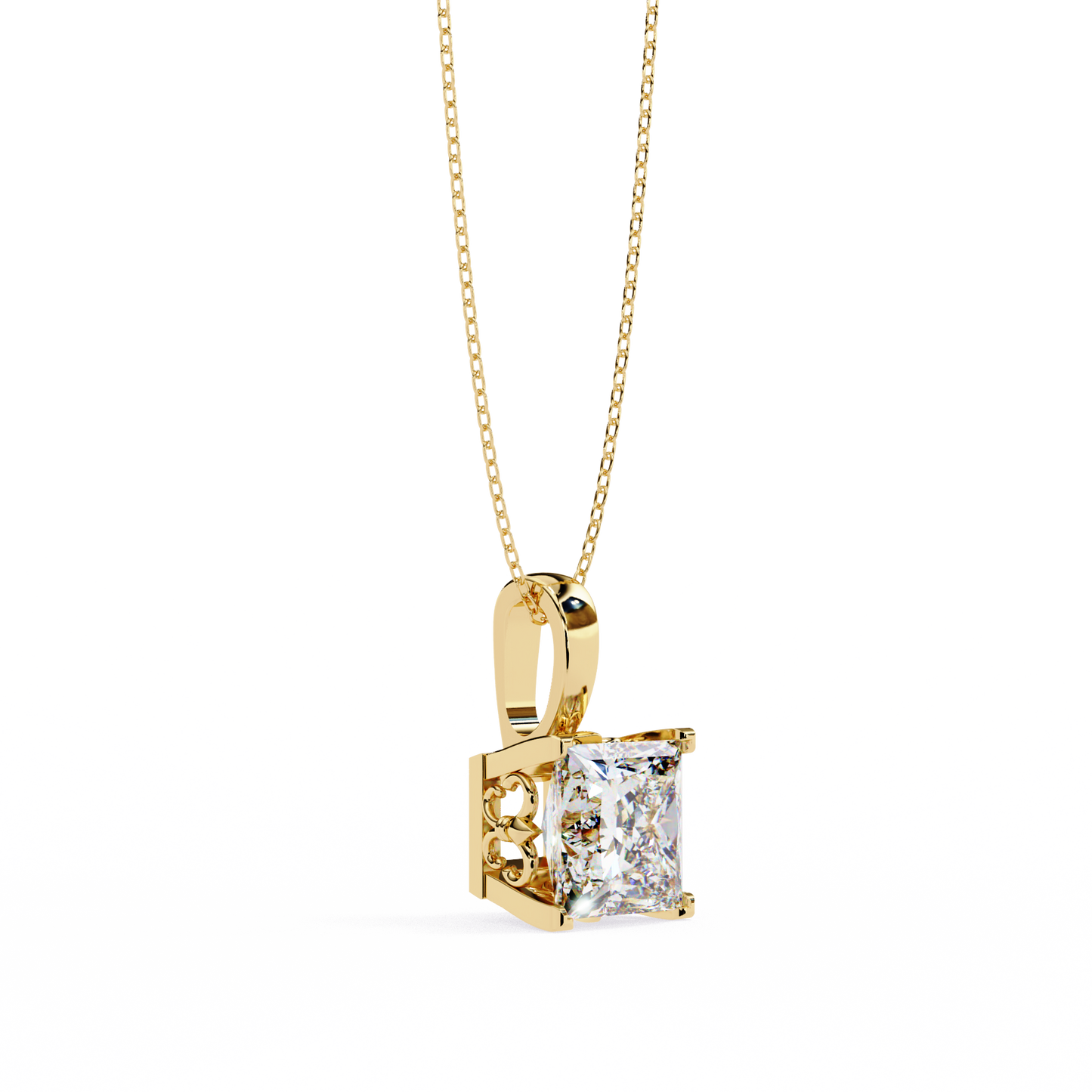 Regal Princess Solitaire Pendant