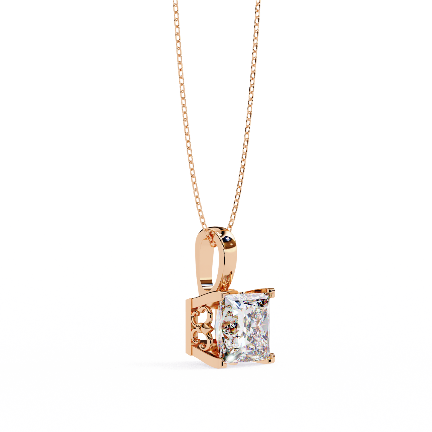 Regal Princess Solitaire Pendant