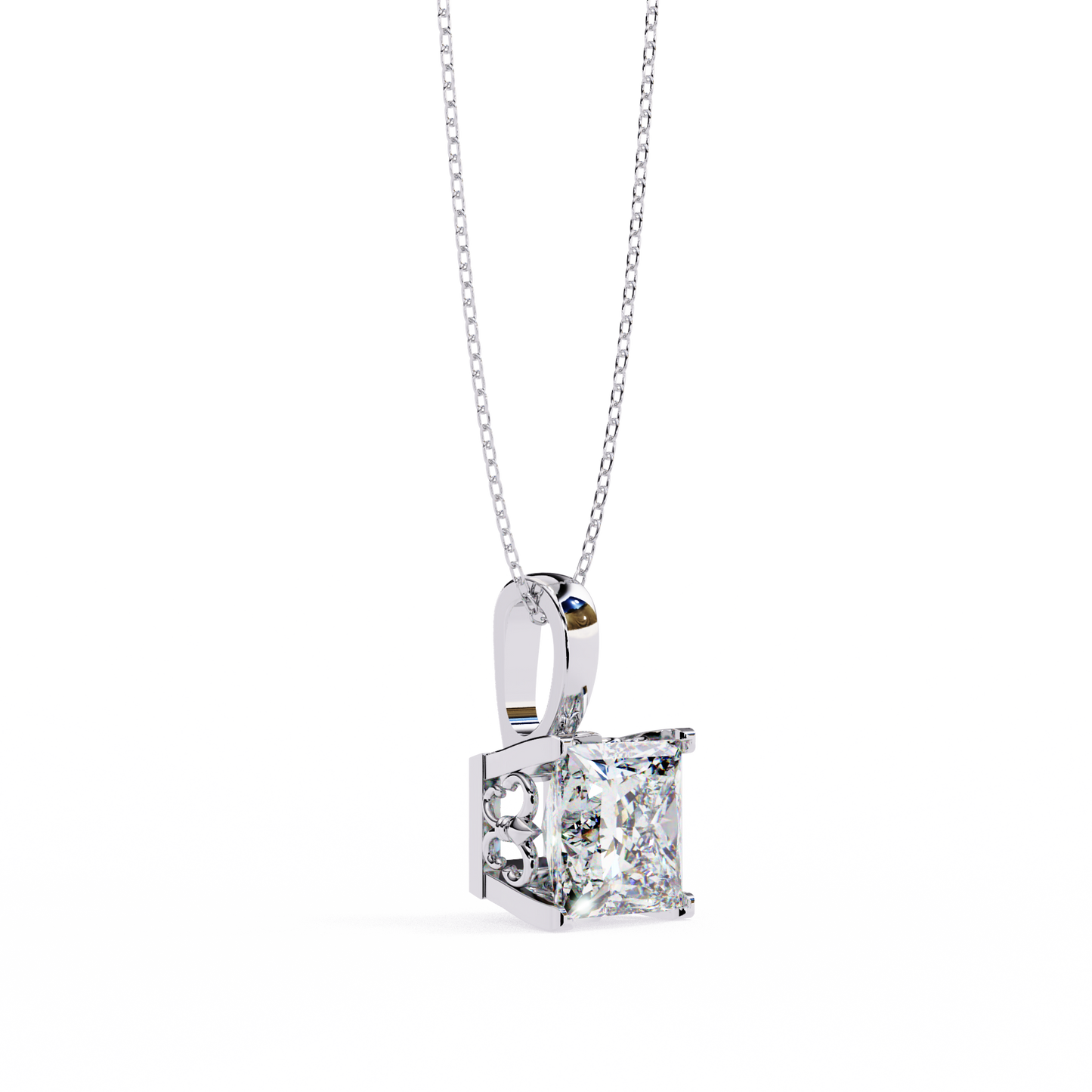 Regal Princess Solitaire Pendant