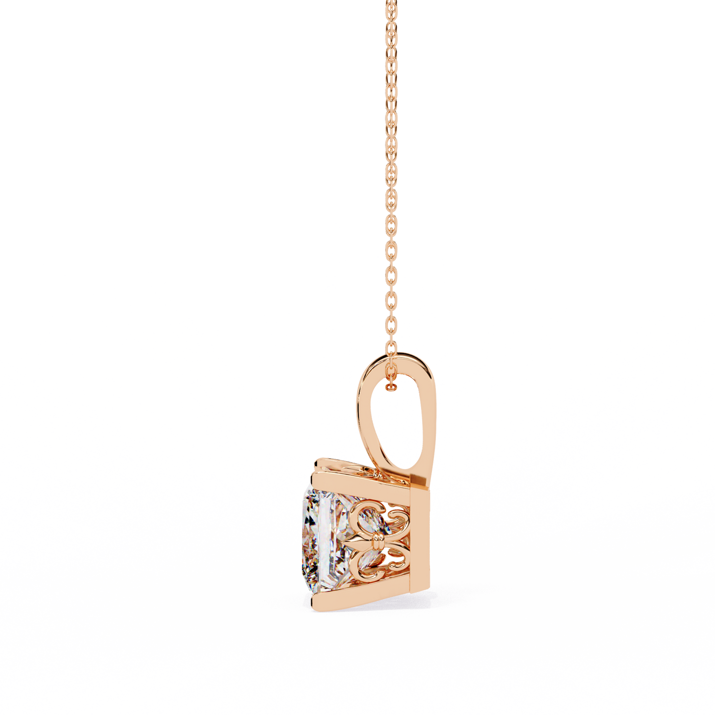 Regal Princess Solitaire Pendant