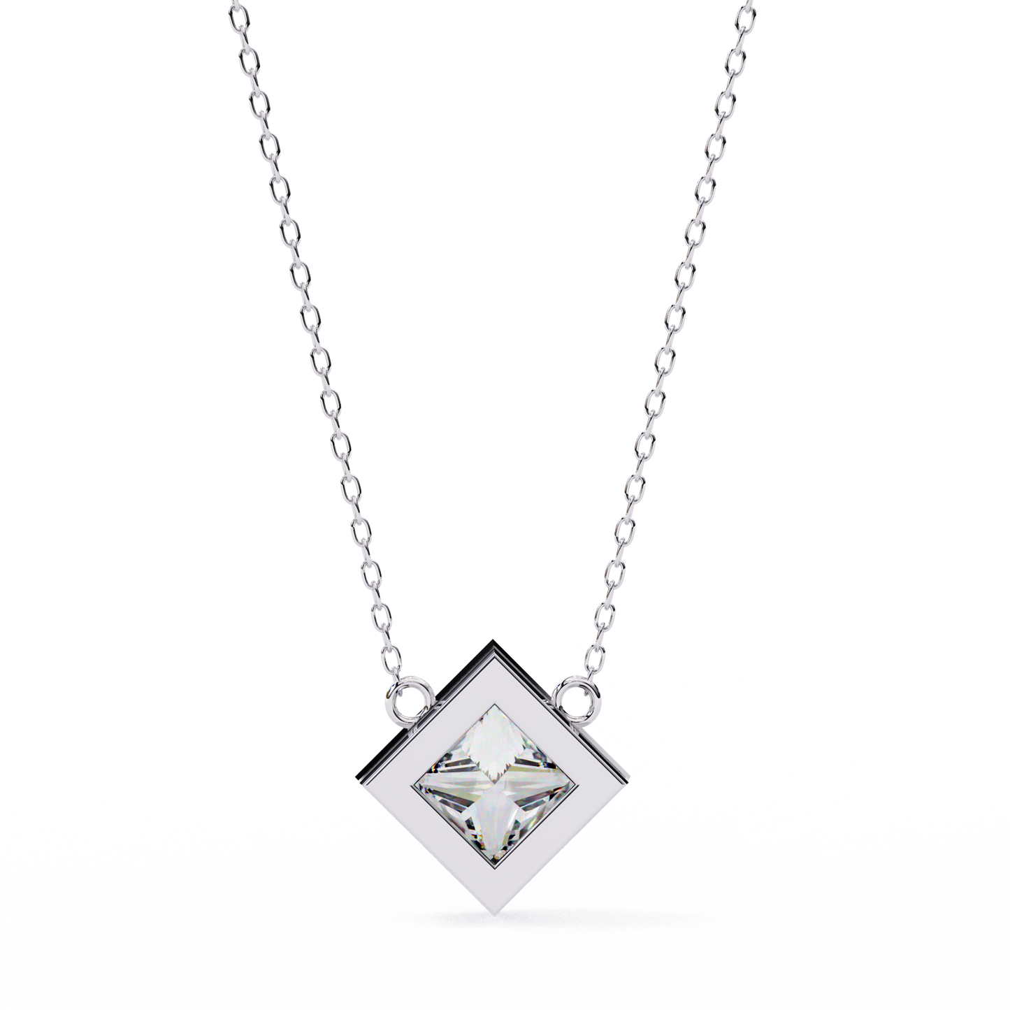 Virel Prism Solitaire Pendant