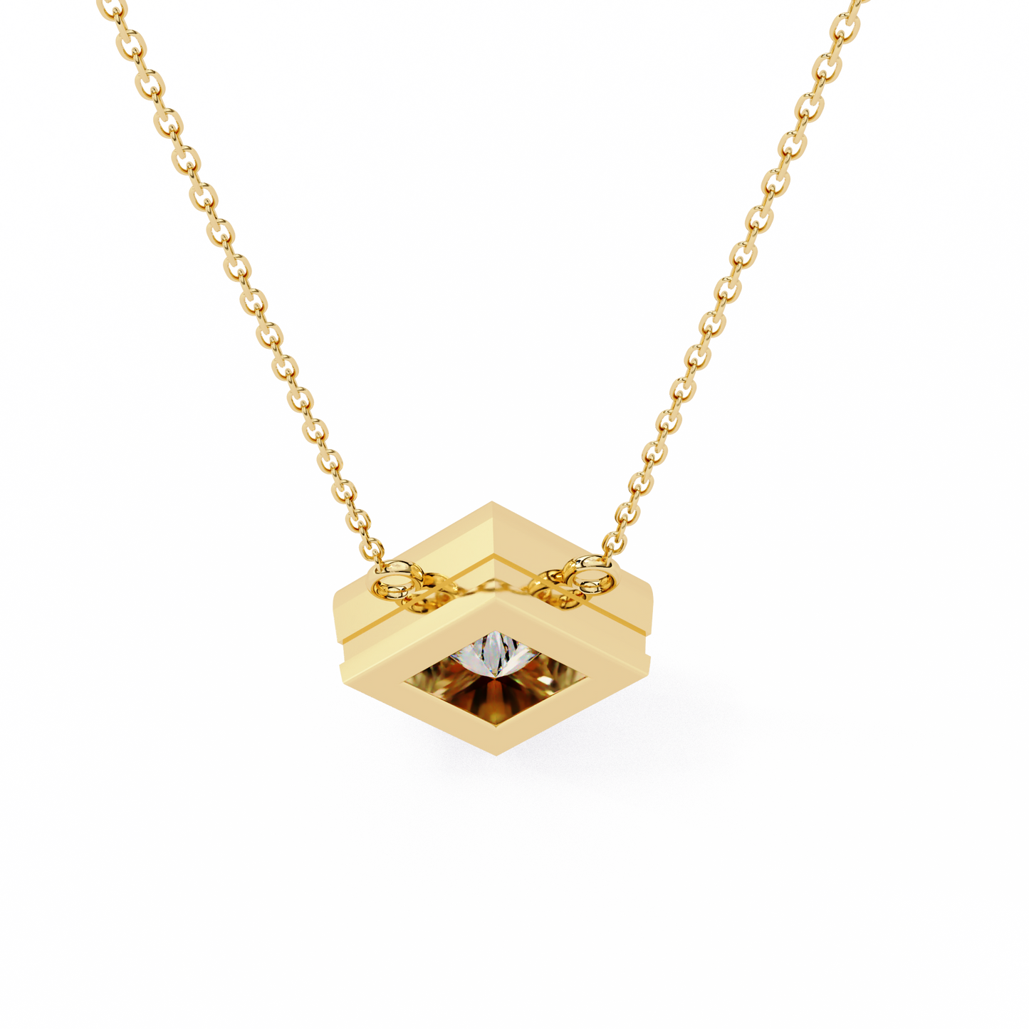 Virel Prism Solitaire Pendant