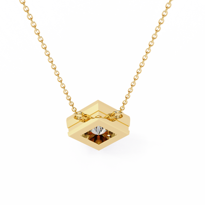 Virel Prism Solitaire Pendant