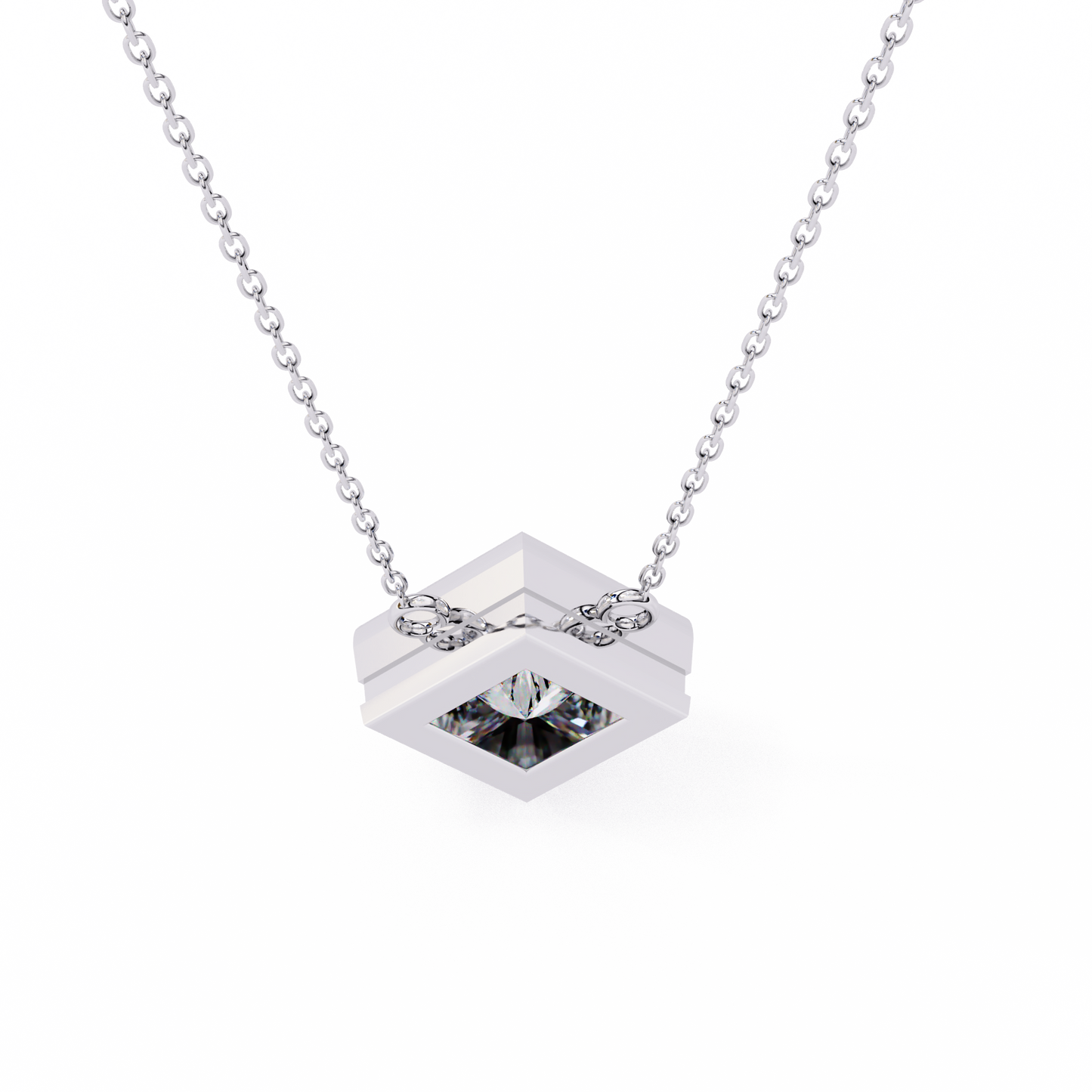 Virel Prism Solitaire Pendant