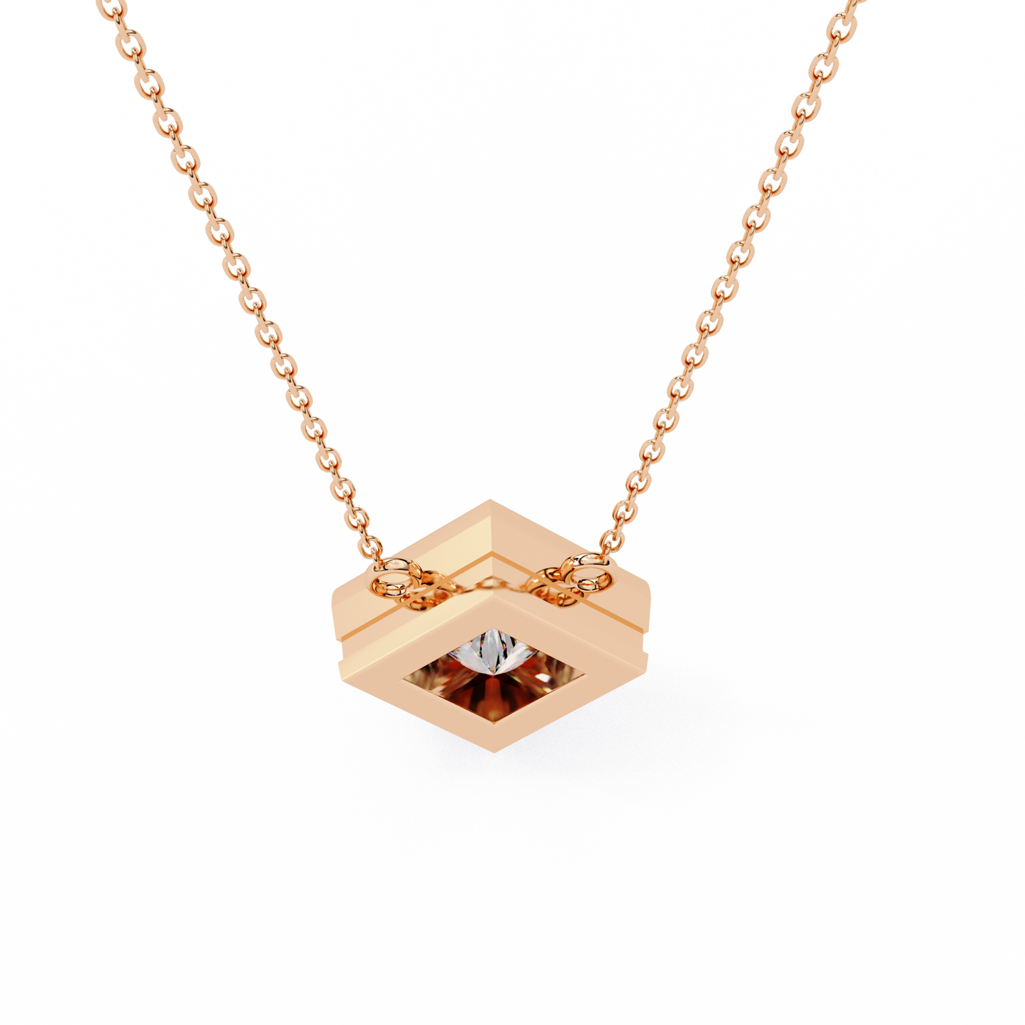 Virel Prism Solitaire Pendant
