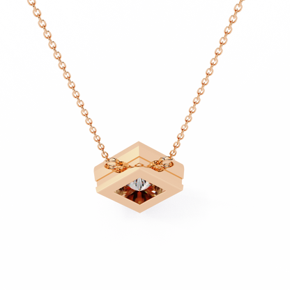 Virel Prism Solitaire Pendant