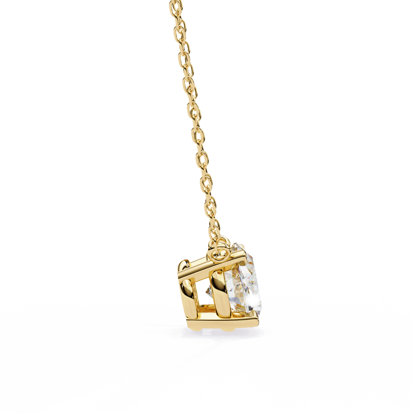 Aurelia Oval Solitaire Pendant