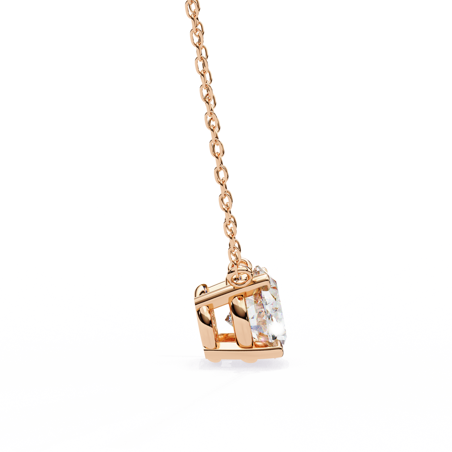 Aurelia Oval Solitaire Pendant