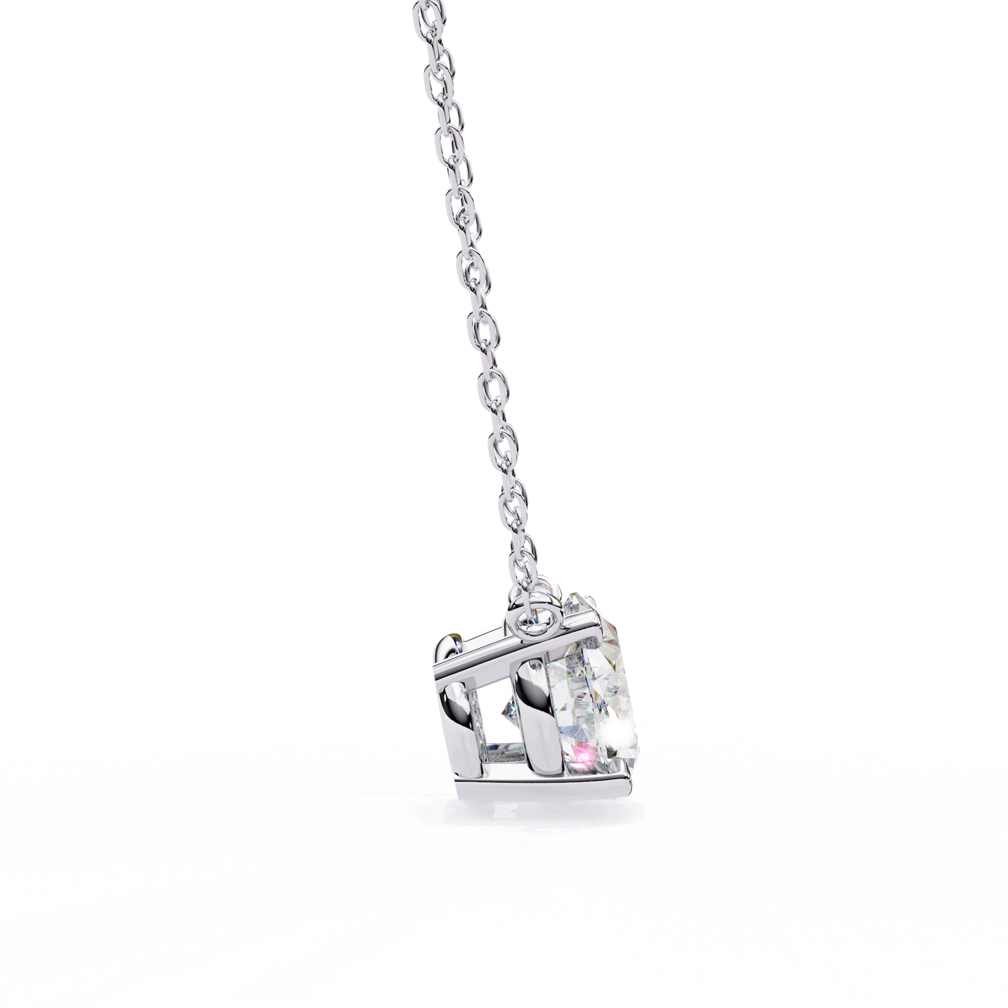 Aurelia Oval Solitaire Pendant
