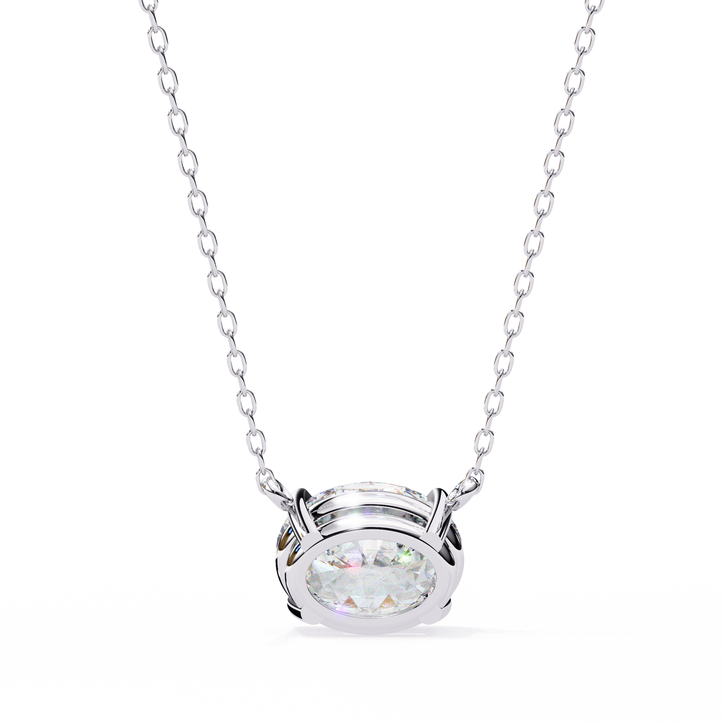 Aurelia Oval Solitaire Pendant