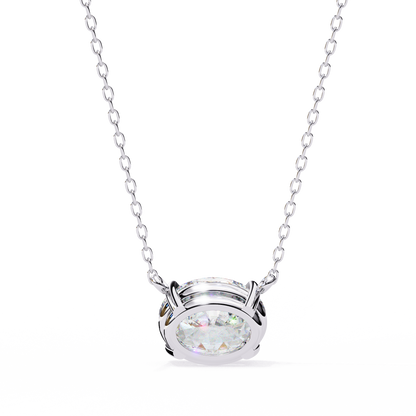 Aurelia Oval Solitaire Pendant