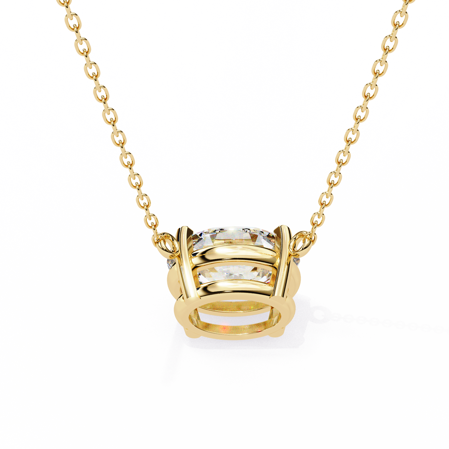 Aurelia Oval Solitaire Pendant
