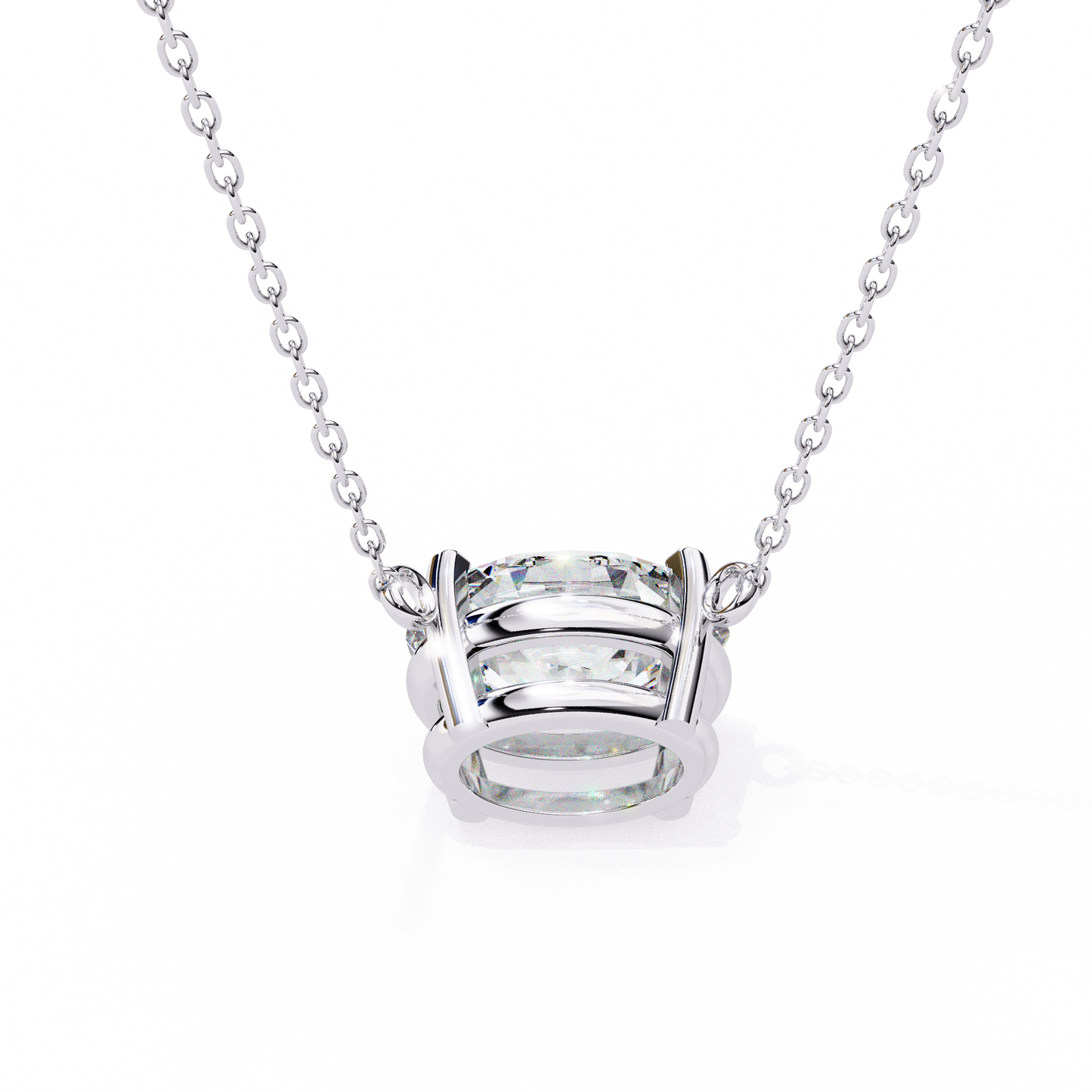Aurelia Oval Solitaire Pendant