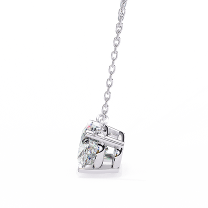 Aurelia Oval Solitaire Pendant