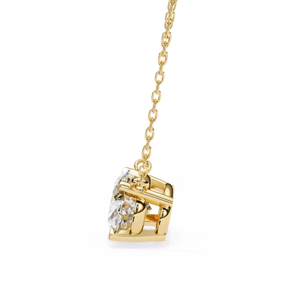 Aurelia Oval Solitaire Pendant