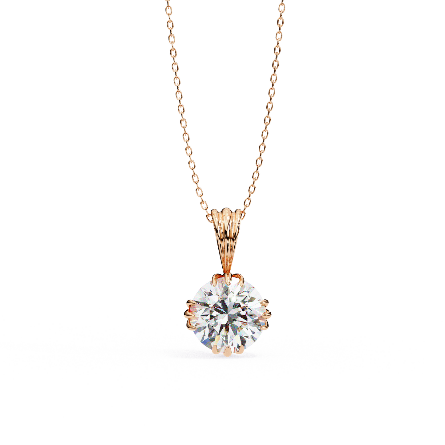Zeromakin Aurelia Solitaire Pendant