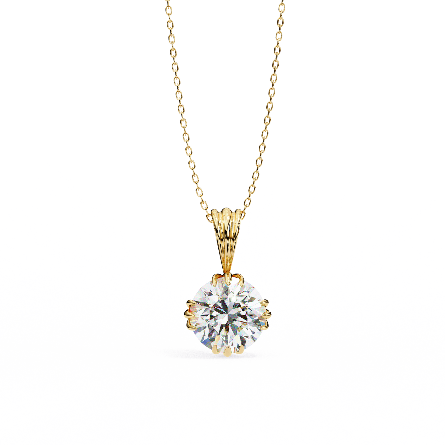 Zeromakin Aurelia Solitaire Pendant