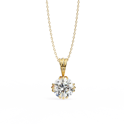 Zeromakin Aurelia Solitaire Pendant